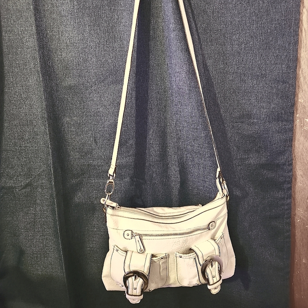 Wilson leather white purse